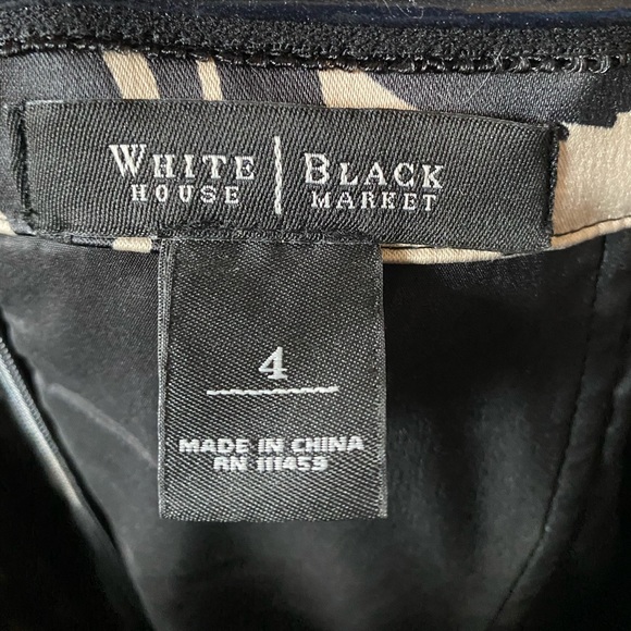 White House Black Market Strapless Dress - sz 4 - Picture 2 of 3